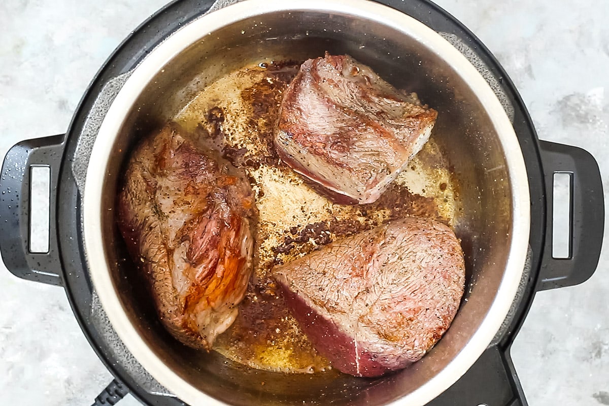 Browning Meat for Pot Roast