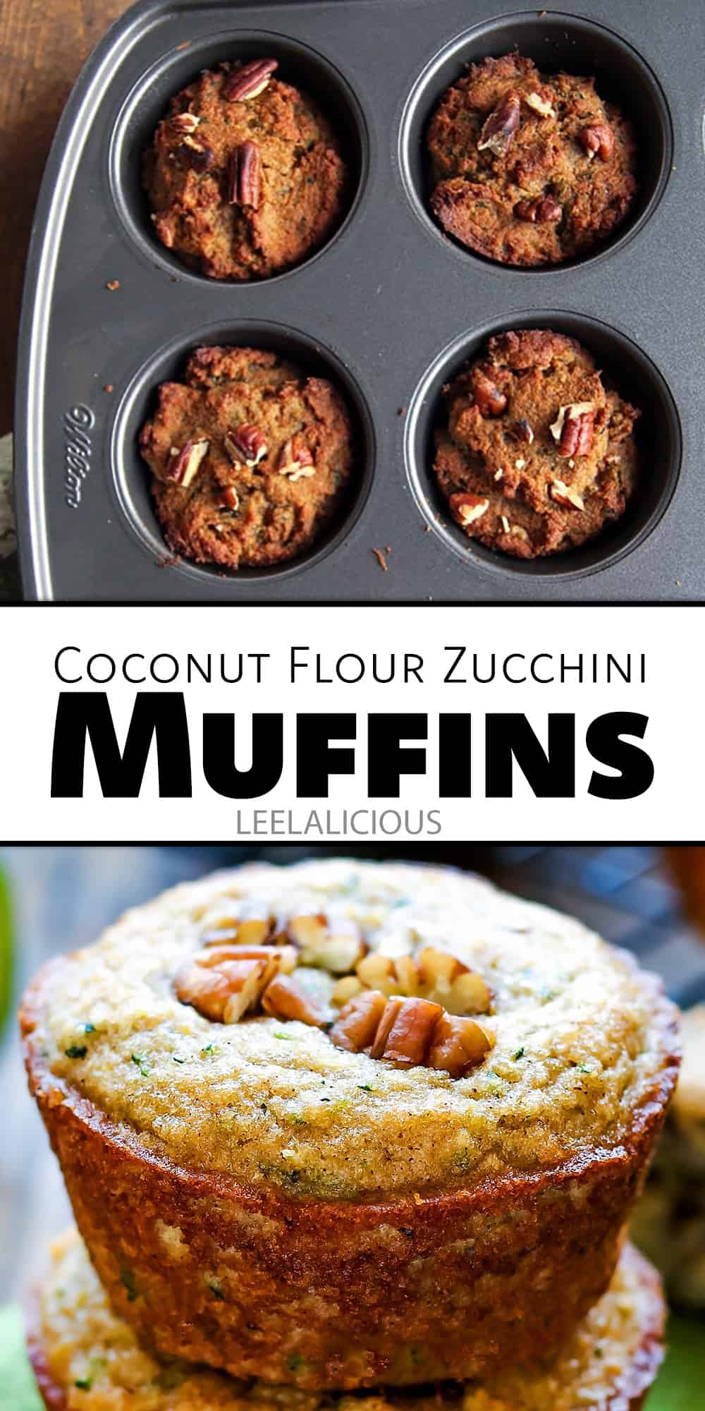 Coconut Flour Zucchini Muffins