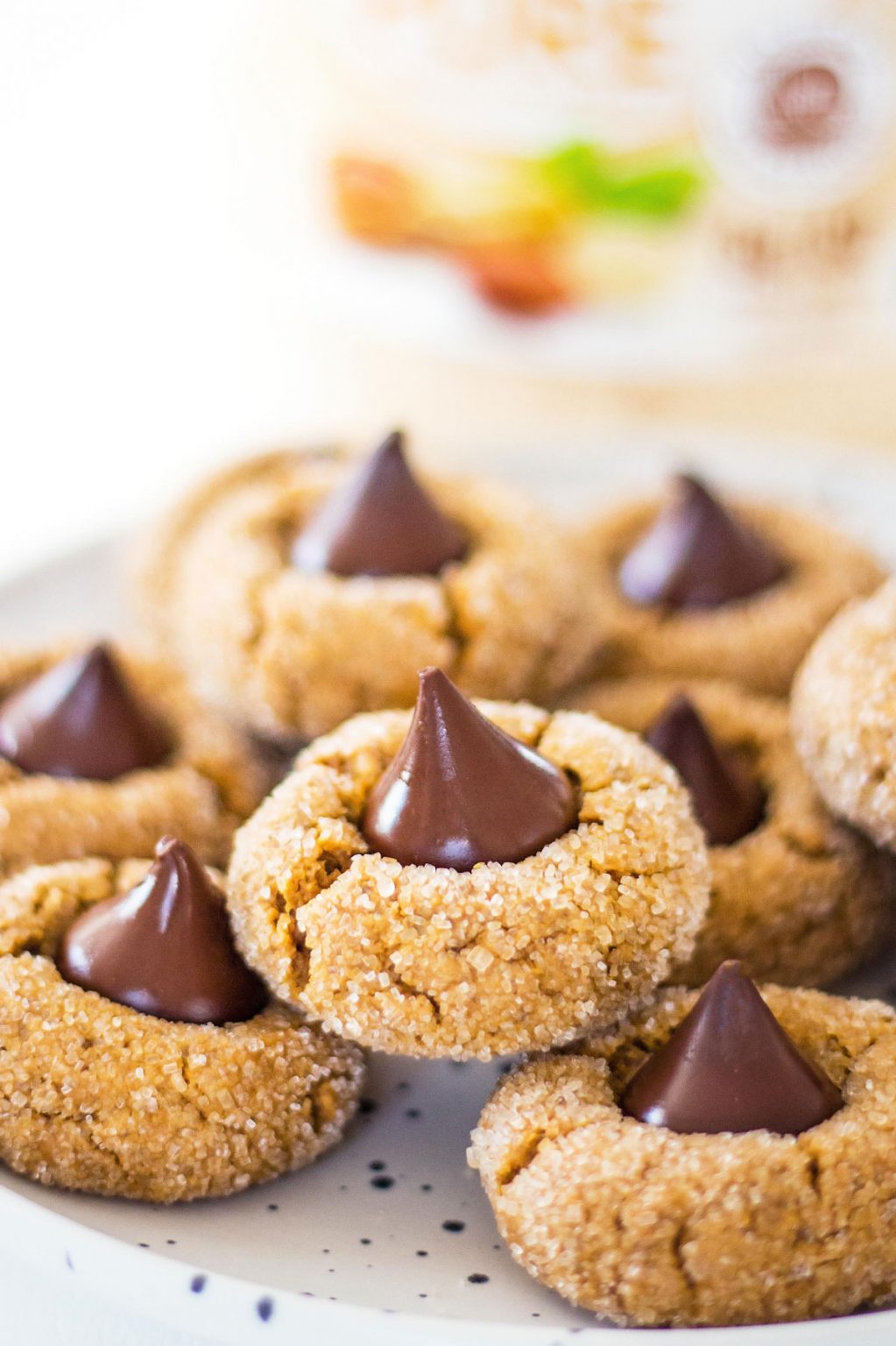 Gluten Free Peanut Butter Blossoms » LeelaLicious