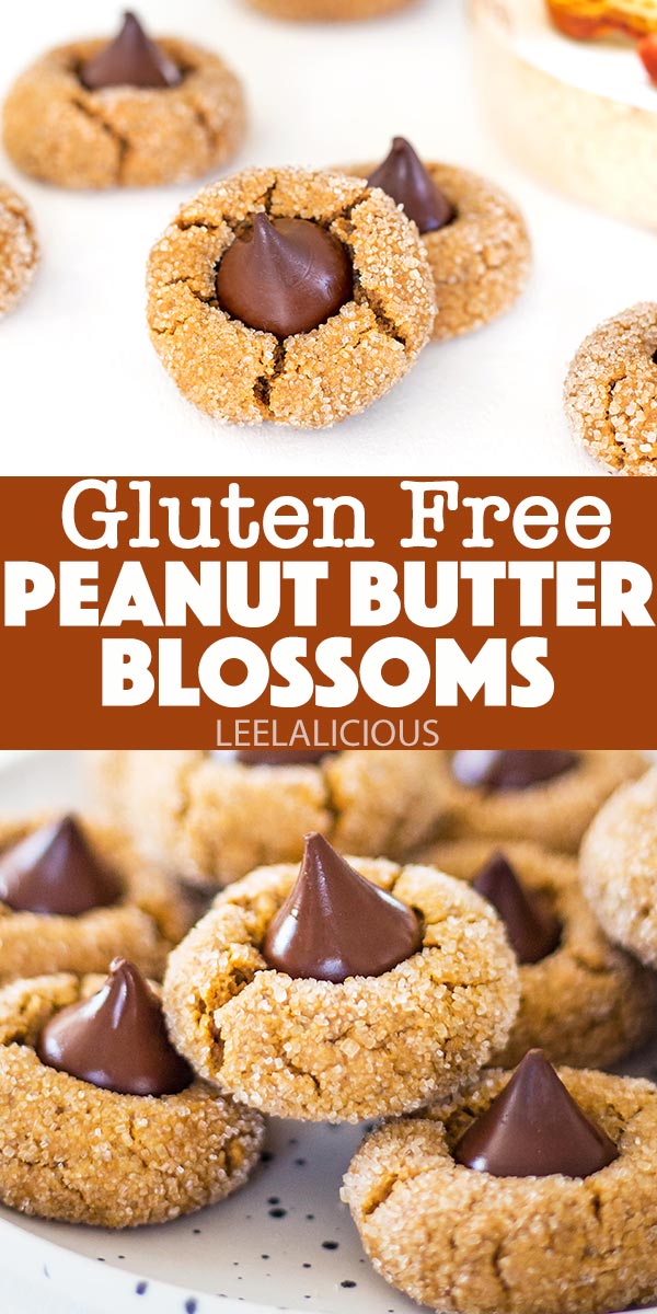 Gluten Free Peanut Butter Blossoms » LeelaLicious