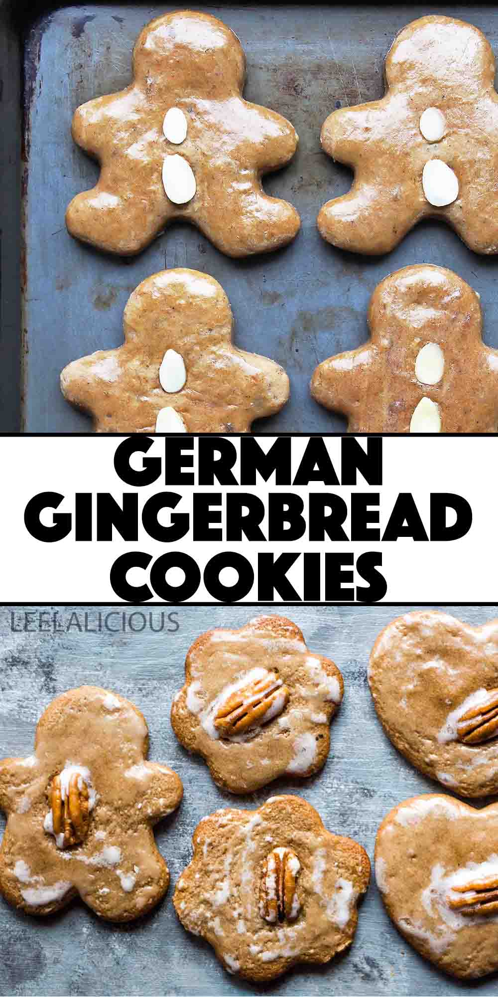 lebkuchen german gingerbread man and flour cookies 