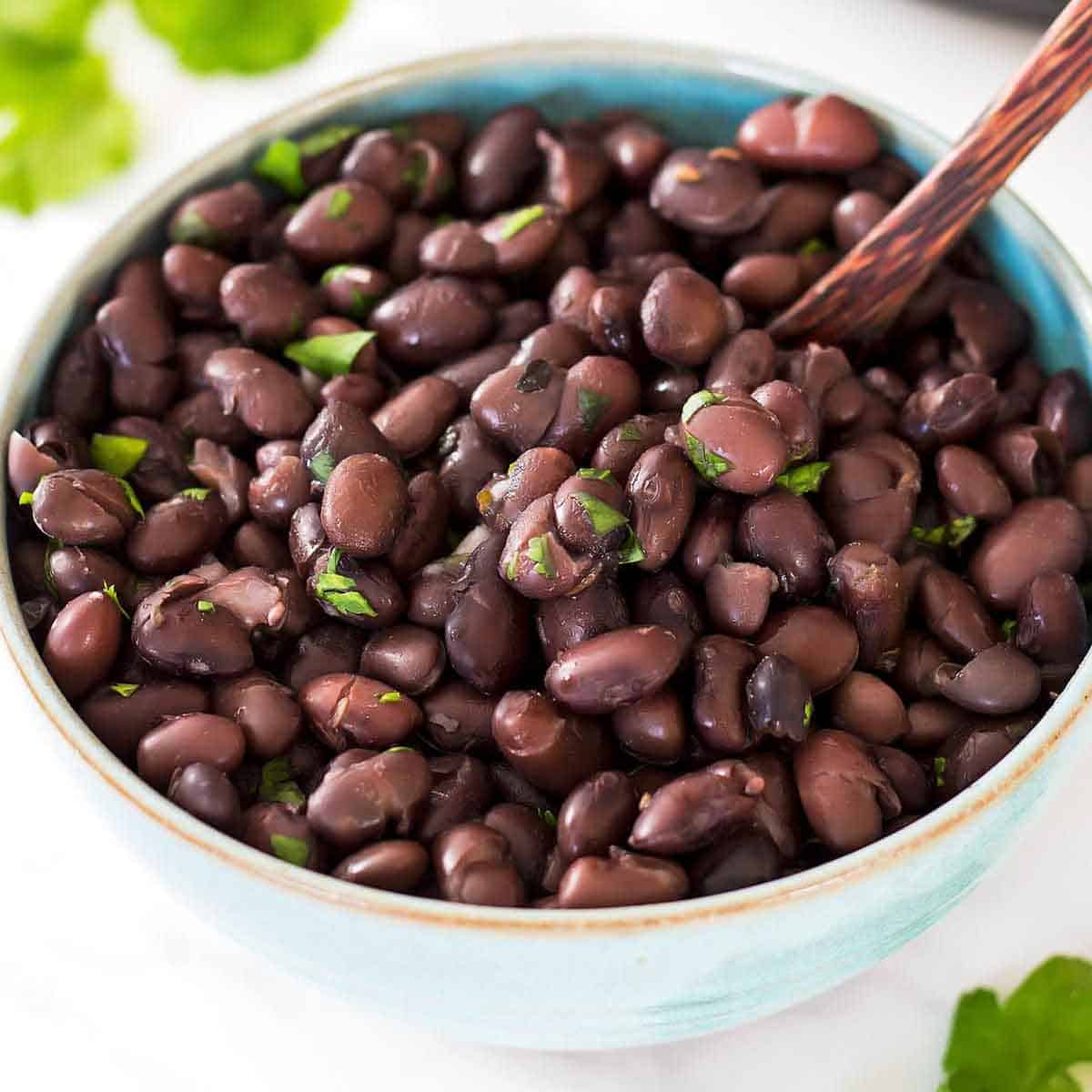 Instant Pot Black Beans - Dry or Soaked » LeelaLicious