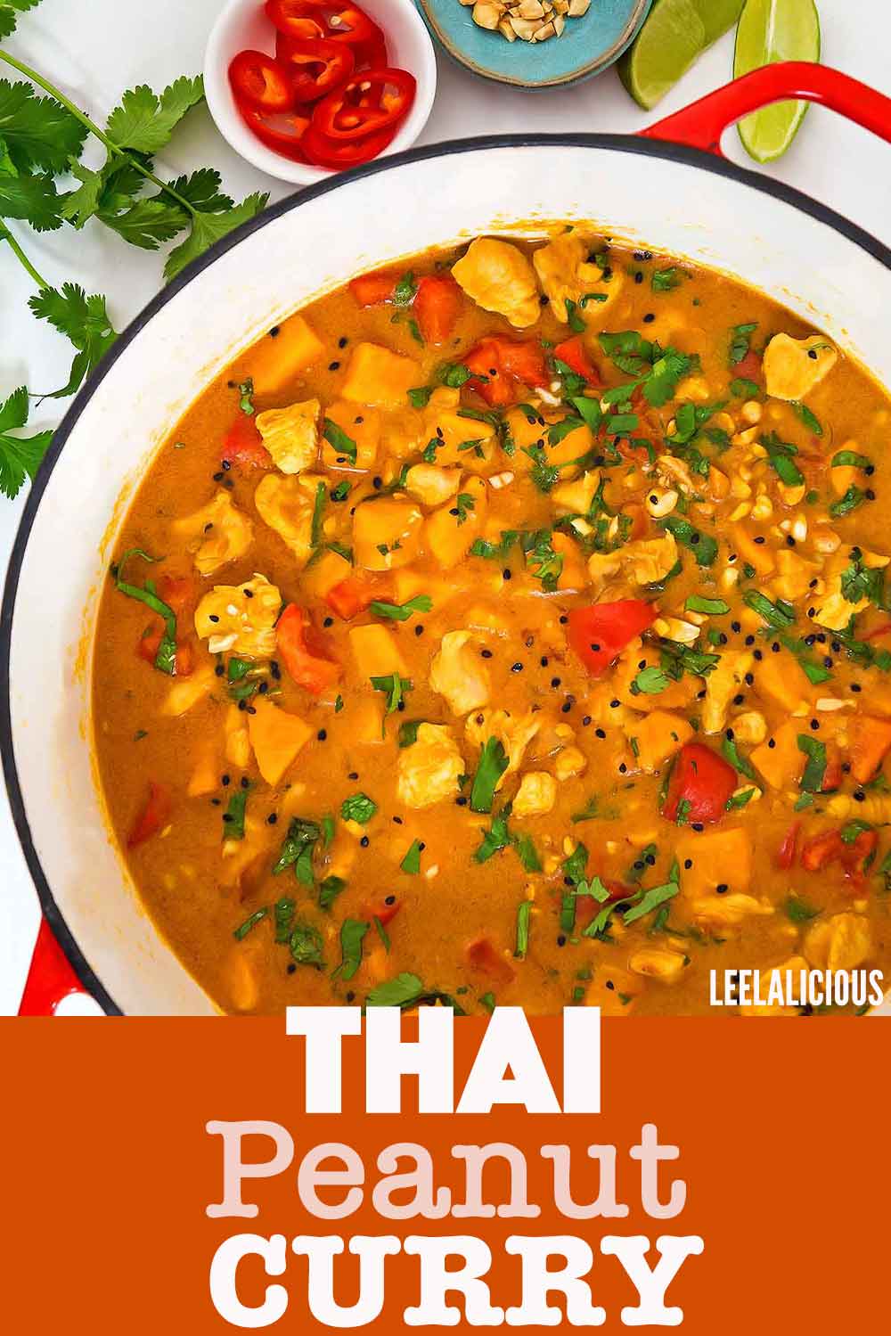 Thai Peanut Curry Recipe » LeelaLicious