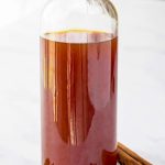 Chai Tea Concentrate in a glass bottle