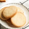 Coconut Flour Sugar Cookies on saucer