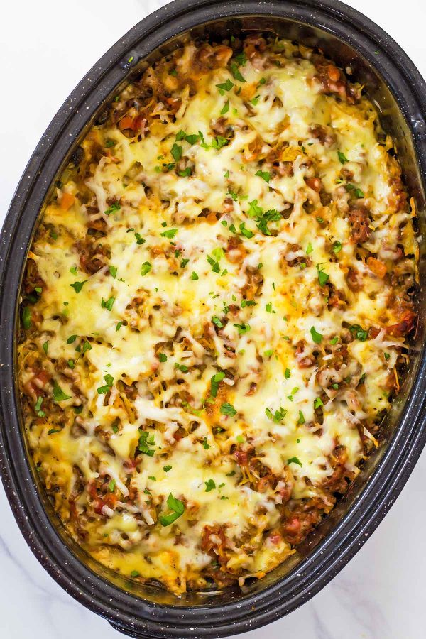 Spaghetti Squash Casserole - keto, gluten free » LeelaLicious