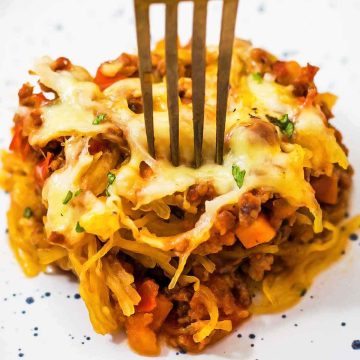 Spaghetti Squash Casserole - keto, gluten free