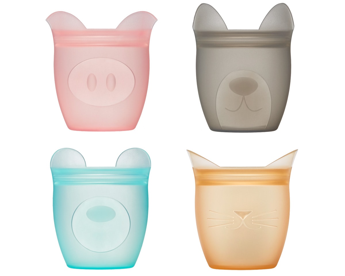 Zip Top baby animal containers
