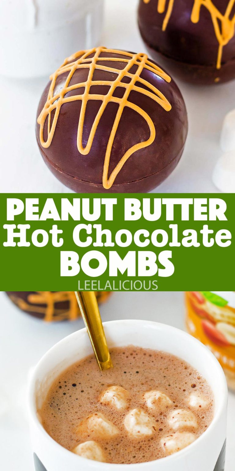 Peanut Butter Hot Chocolate Bombs » LeelaLicious