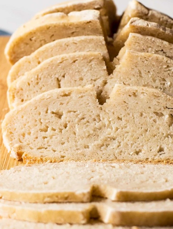 Gluten Free Sourdough Bread Sliced