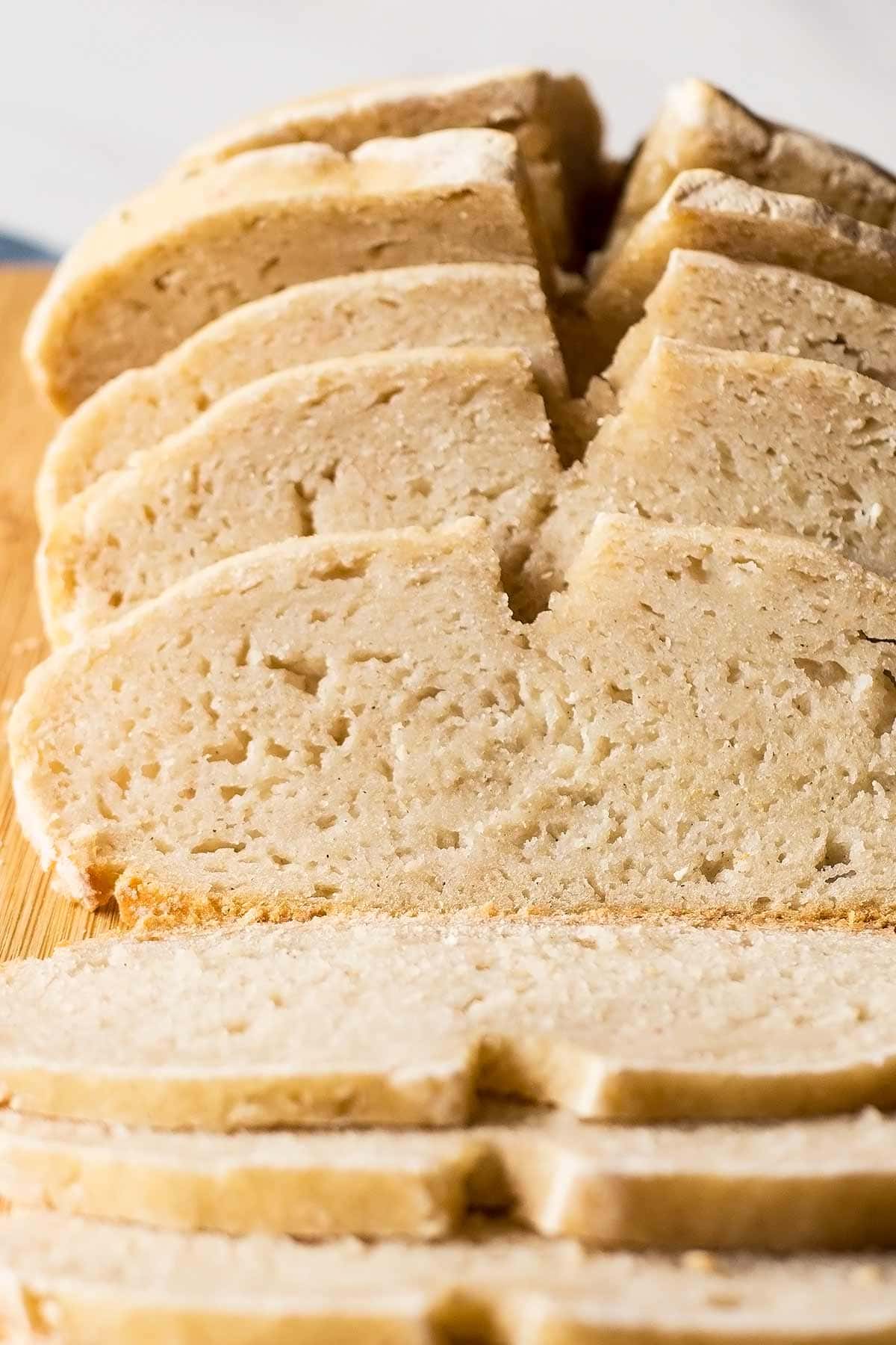 Gluten Free Sourdough Bread Sliced