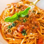 Instant Pot Spaghetti & Meat Sauce