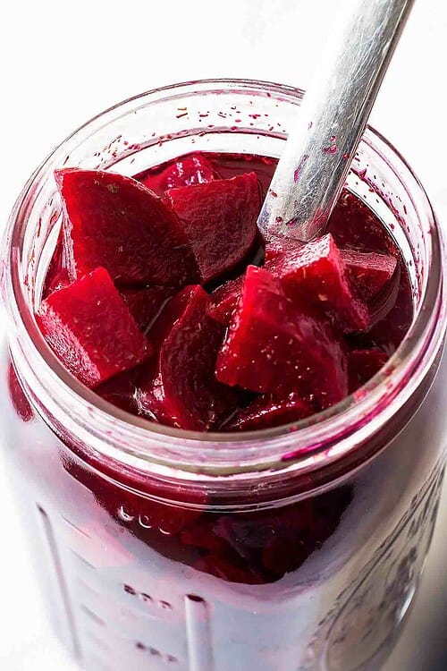 Quick Pickled Beets LeelaLicious   Refrigerator Pickled Beets 500x750 