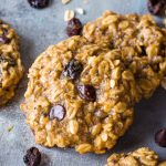 protein oatmeal cookie with chocolate chips