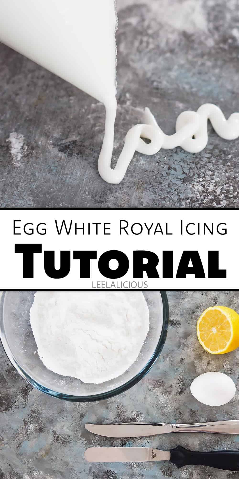 Egg White Royal Icing tutorial