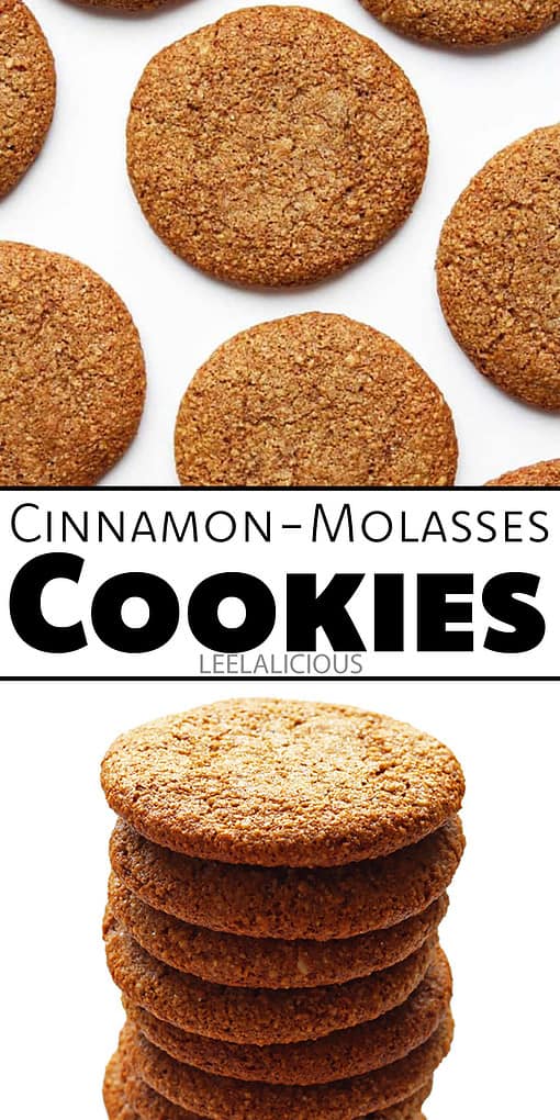 Gluten-Free Chewy Cinnamon-Molasses Cookies