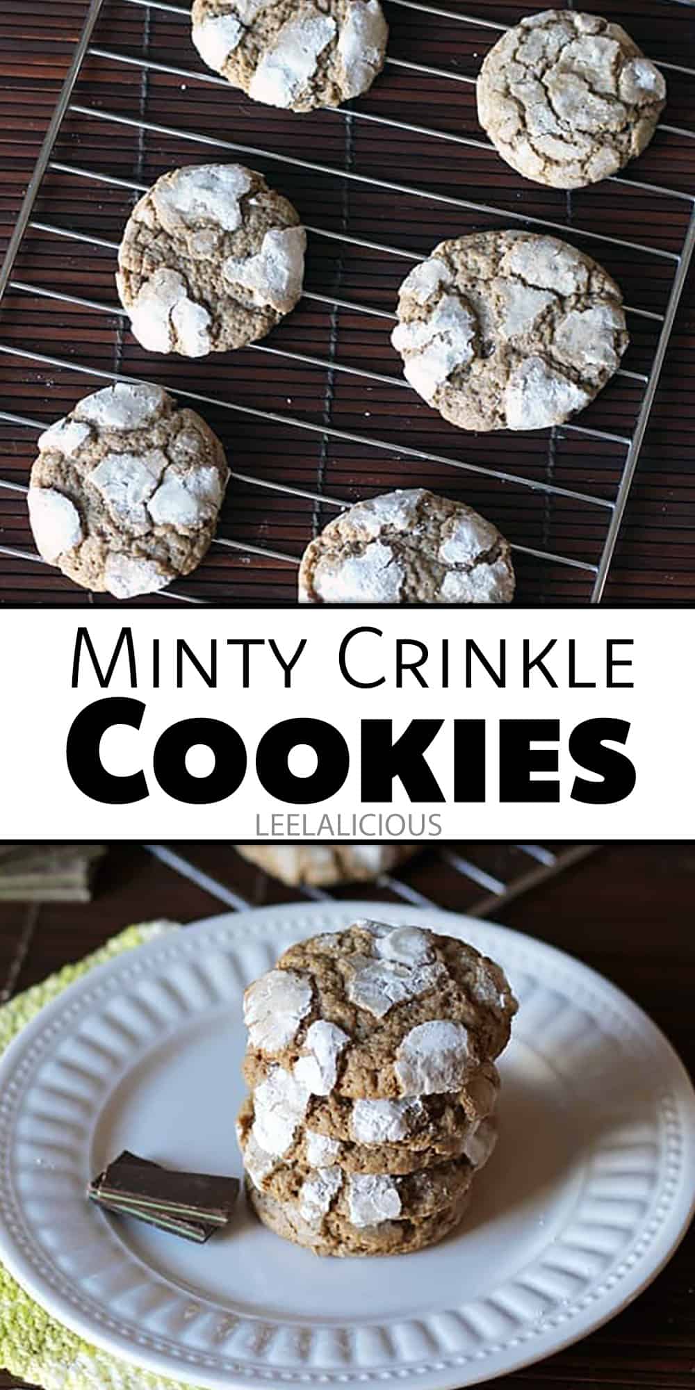 Minty Crinkle Cookies Recipe