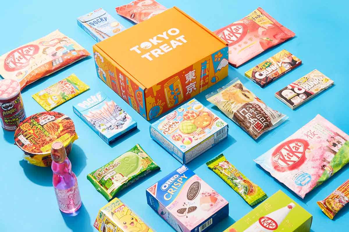 Japanese candies and snacks from tokyo treat box