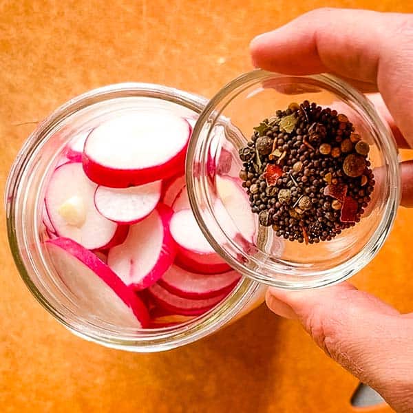 adding pickling spice