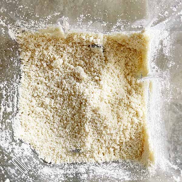 homemade almond flour in blender