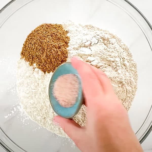 mixing dry ingredients